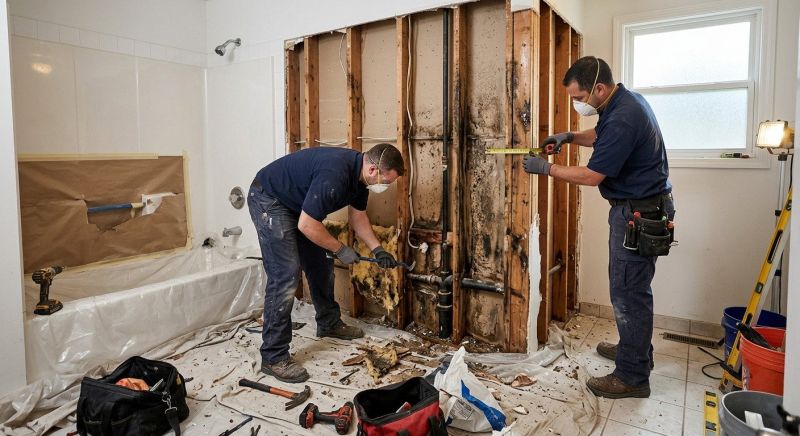 Bathroom Water Damage Repair in Conroe, TX