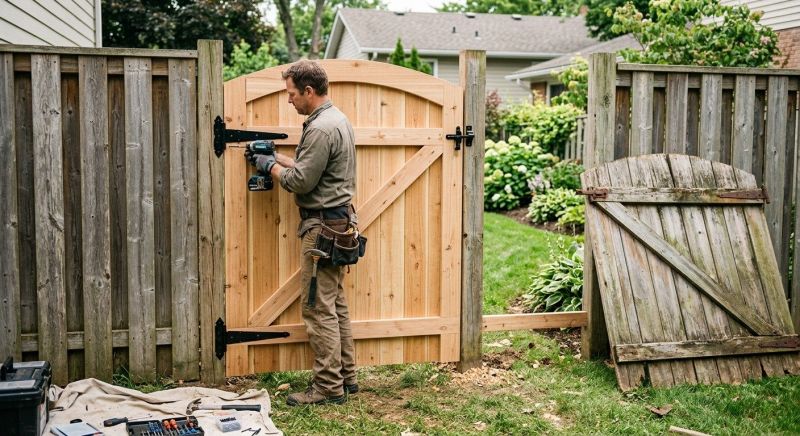 Wood Gate Repair Service
