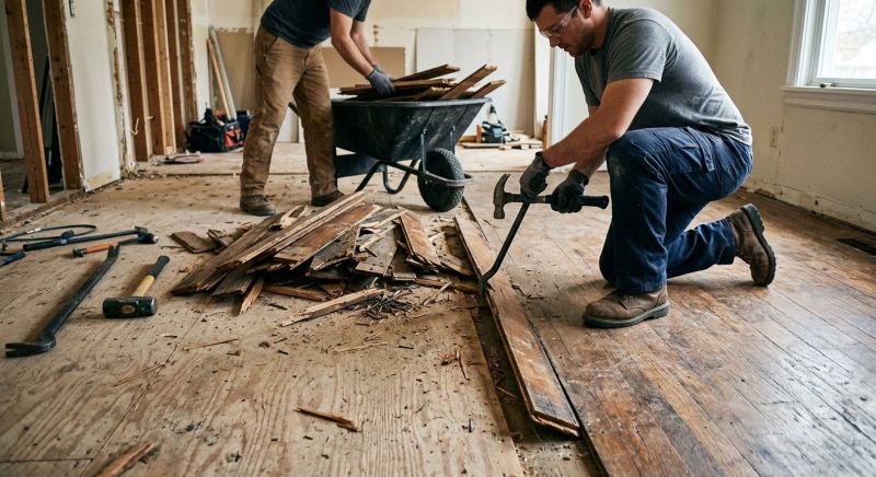 Hardwood Floor Removal in Denver County, CO