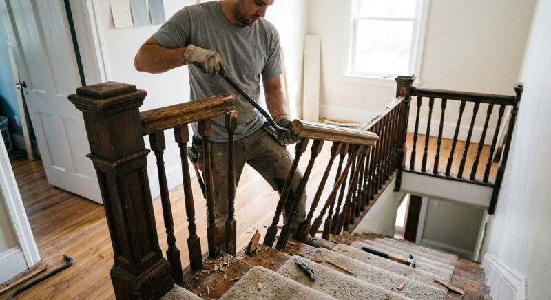 Banister Removal in Conroe, TX