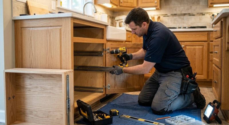 Cabinet Hardware Installation in Alpharetta, GA