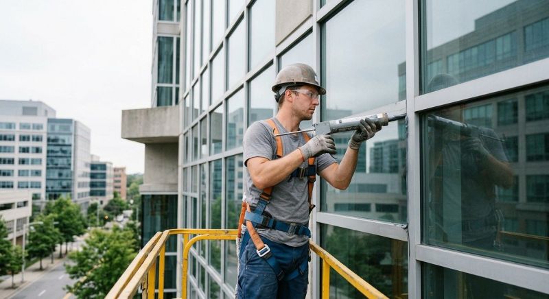 Commercial Window Caulking in Wilmington, NC