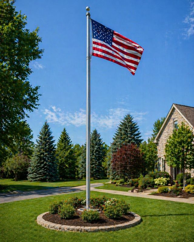 Flagpole Installation in Conroe, TX