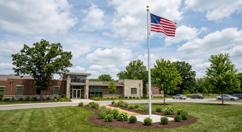 Flagpole Installation in Overland Park, KS