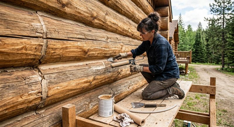 Log Home Repair in Houston, TX
