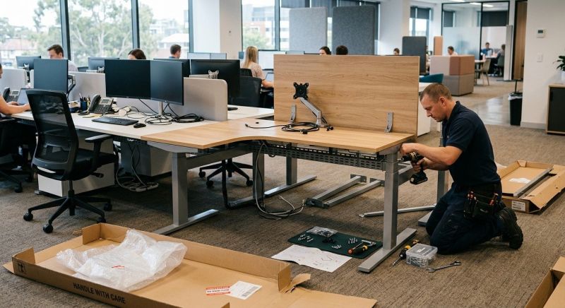 Office Workstation Assembly in Olathe, KS