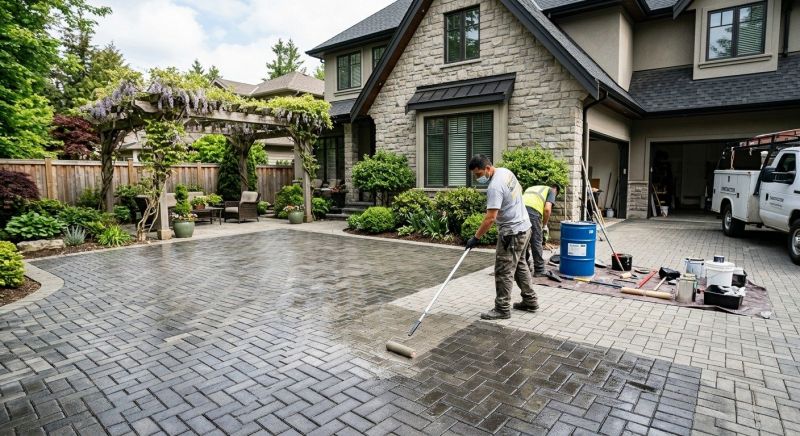 Porch Concrete Sealing in Kitsap County, WA