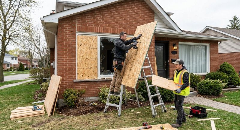 Window Boarding Service in Overland Park, KS