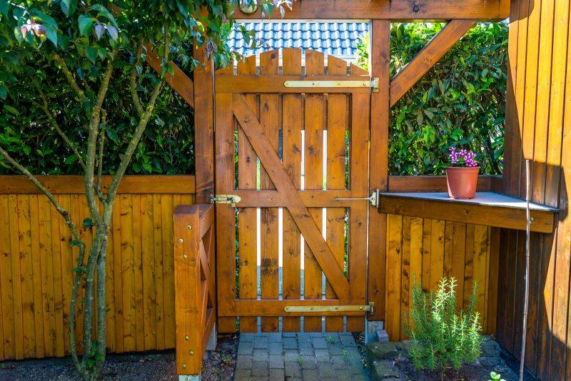 Decorative Wood Gate