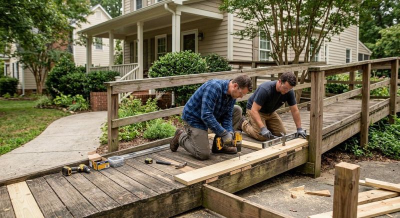 Wood Ramp Repair in Wilmington, NC